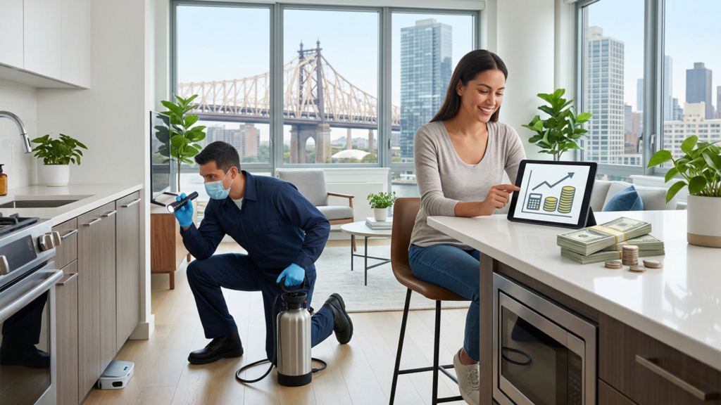 Pest control cost breakdown for New York City