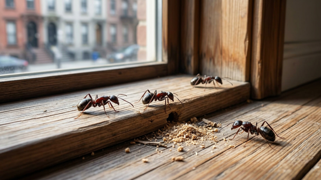 Carpenter ants in a New York City apartment