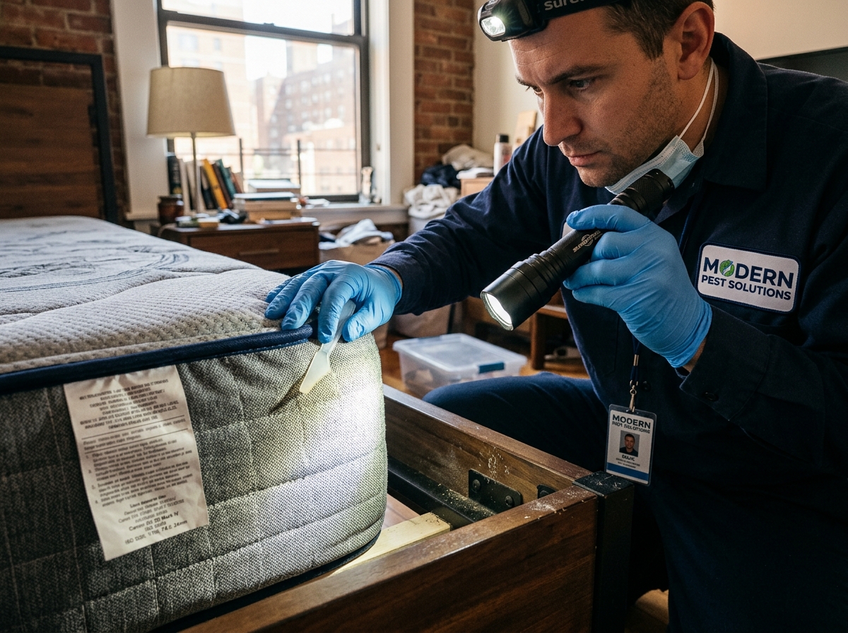 Bed bug apartment inspection service