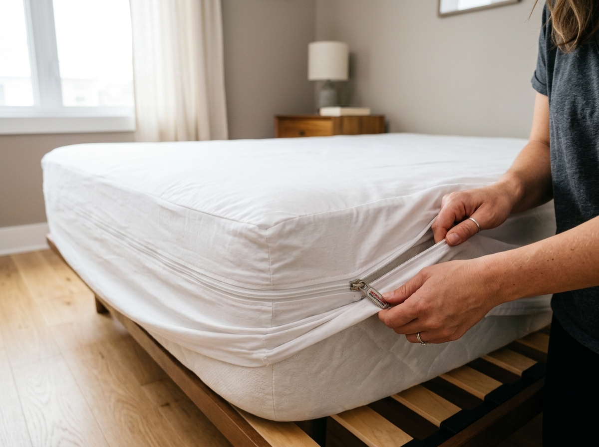 Bed bug mattress encasement service