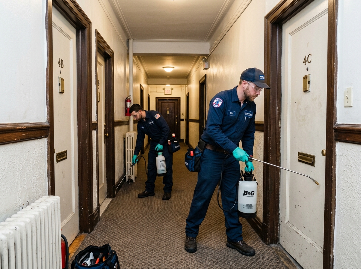 Bed bug multi-unit treatment service