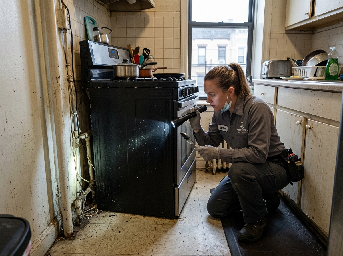 Cockroach control for kitchens and bathrooms