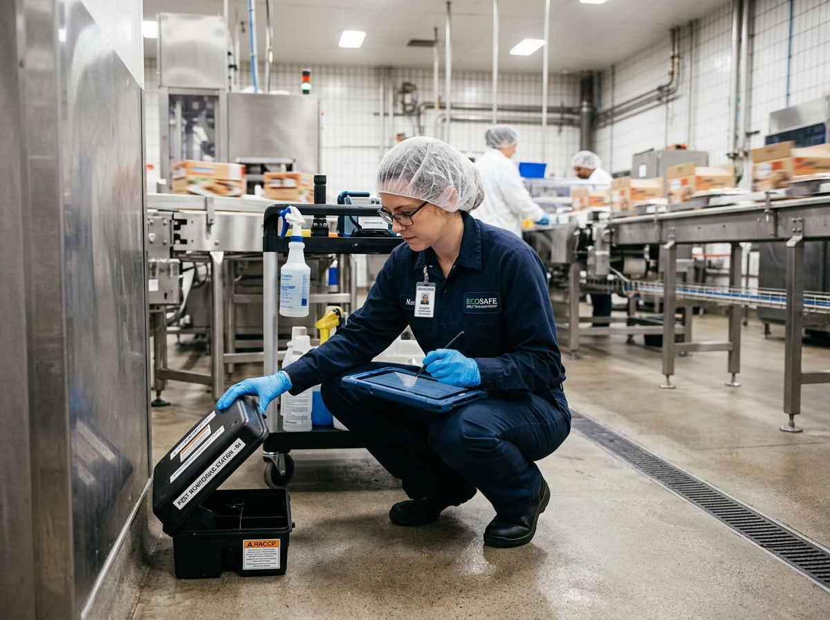 Commercial food processing pest control