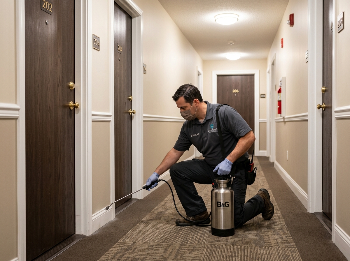 Commercial property management pest control
