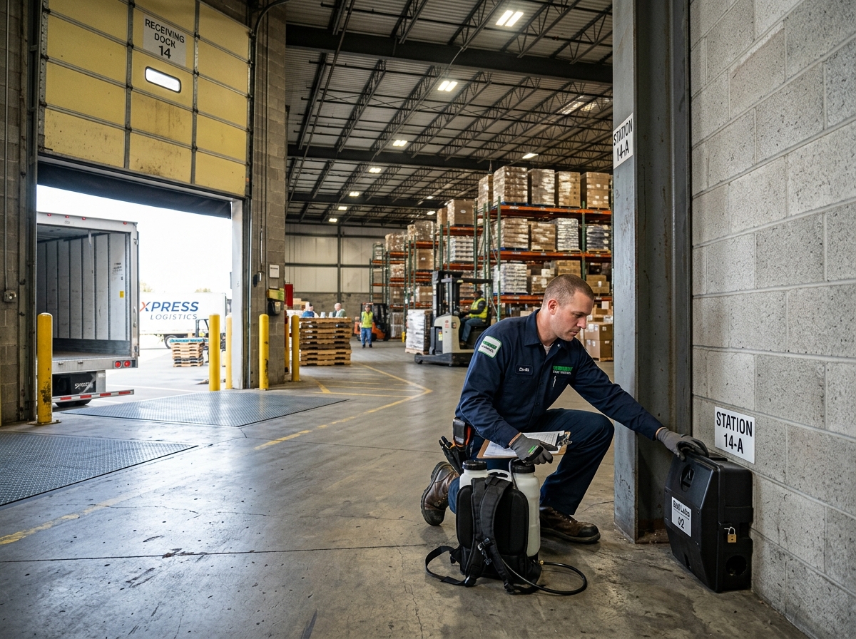 Commercial warehouse pest control
