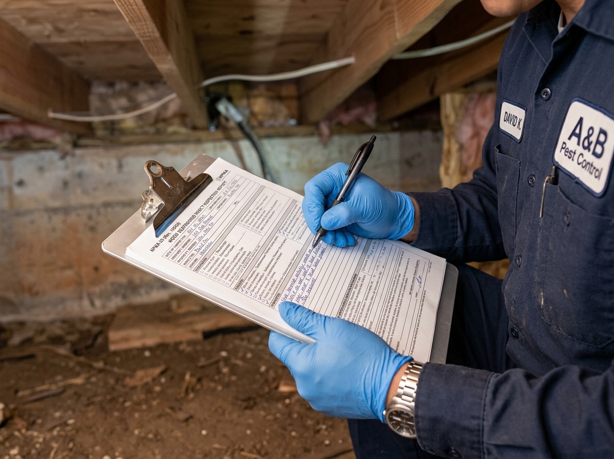 WDI report termite inspection