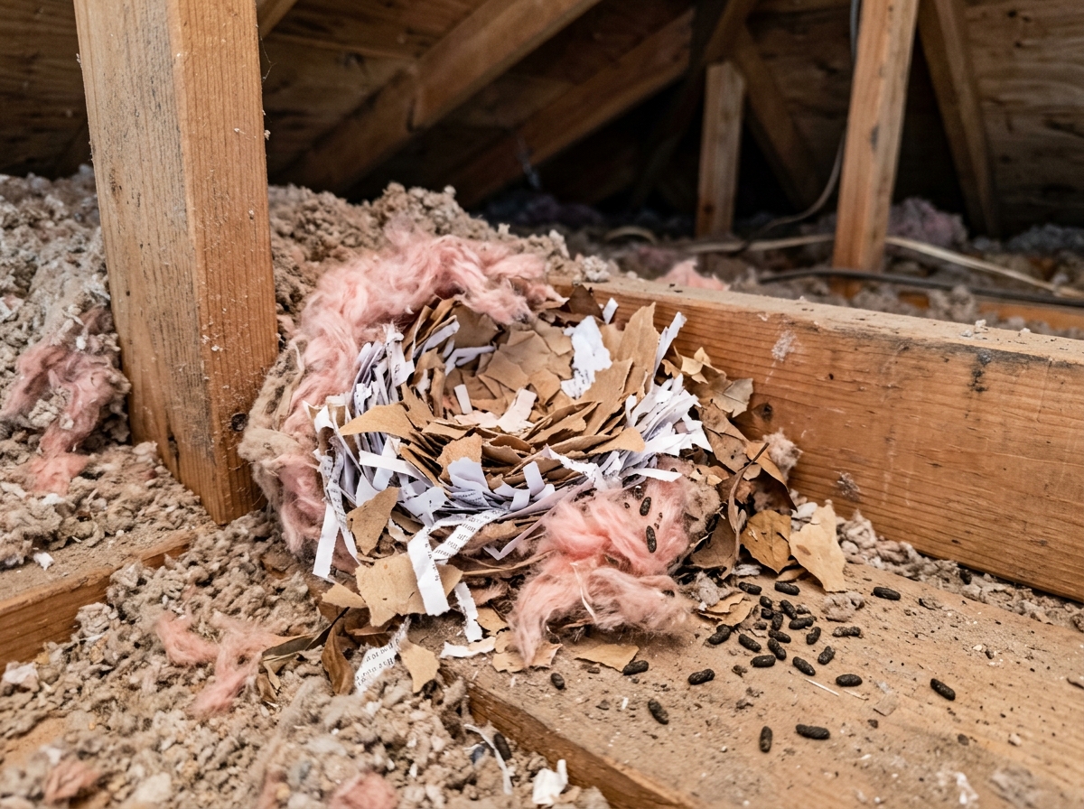 Mouse control in attic