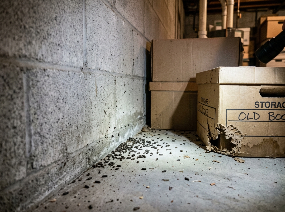 Mouse control in basement