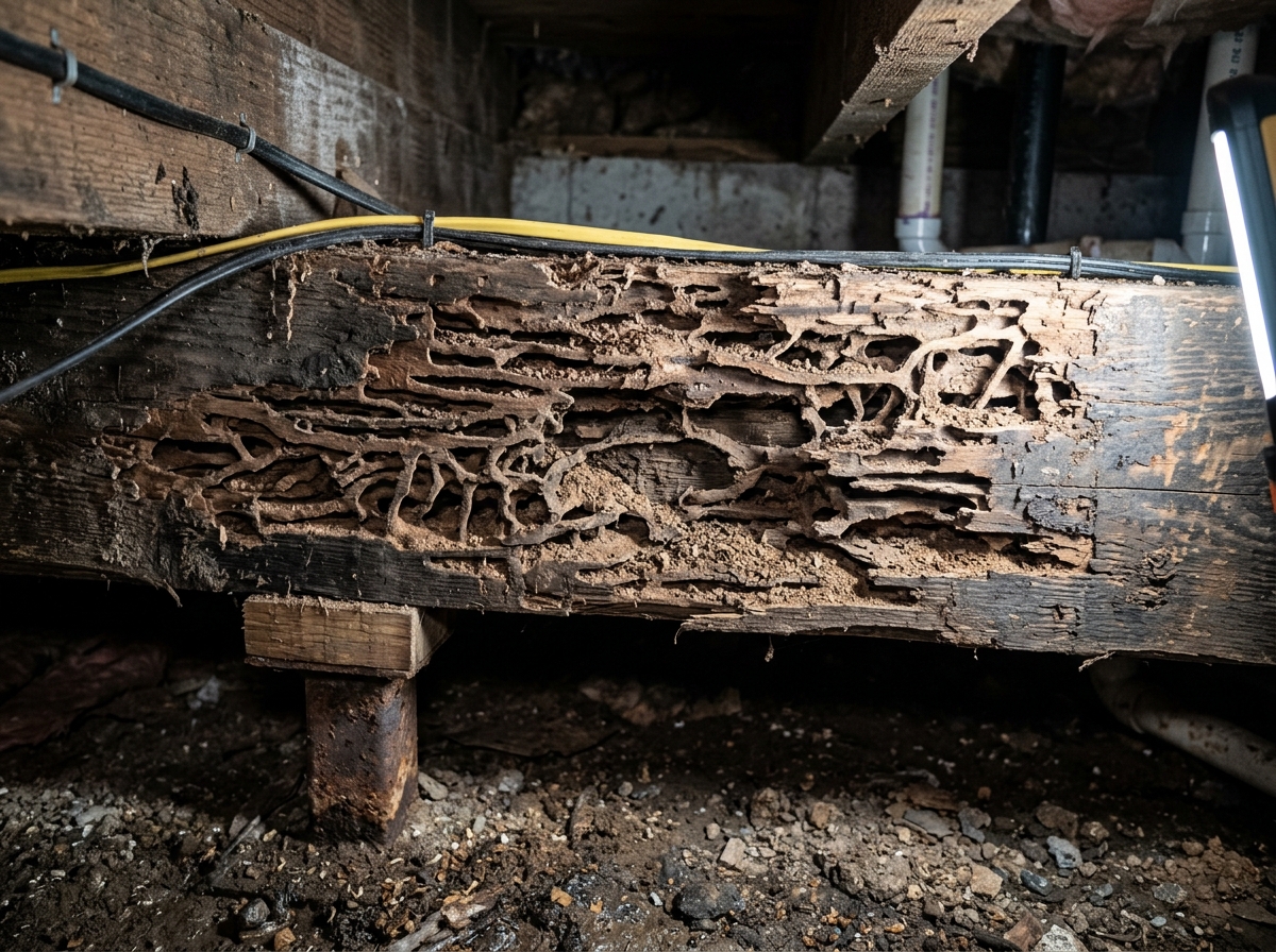Termite damage repair service